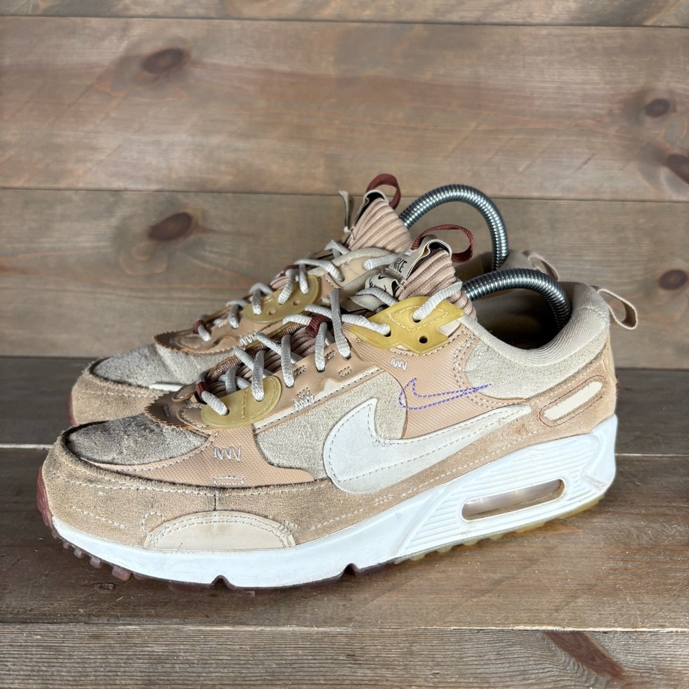 nike air max 90 futura womens size 8 shoes brown serena williams sneakers